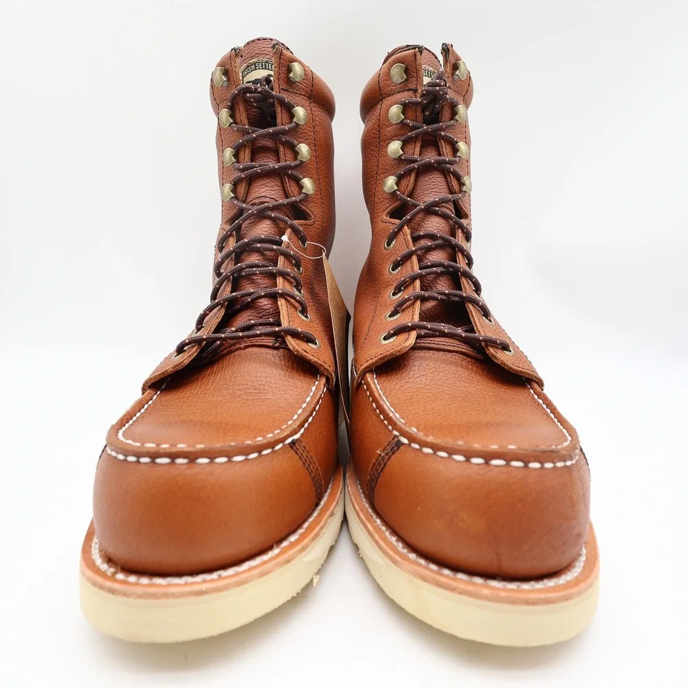 Irish Setter Boots Mens 9 D Wingshooter Leather Waterproof 894 8 Inch NIB